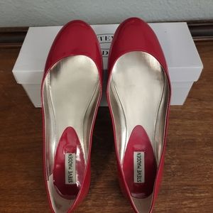 Steve Madden Bordeaux Patent P Heaven Flats Size 10